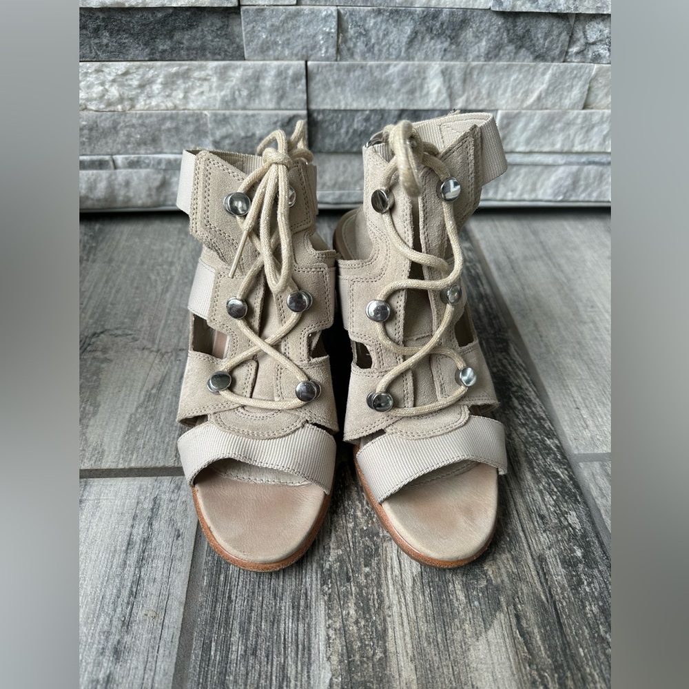 Sorel Women’s Nadia Strappy Lace Up Sandals Size 8 - Picture 5 of 15